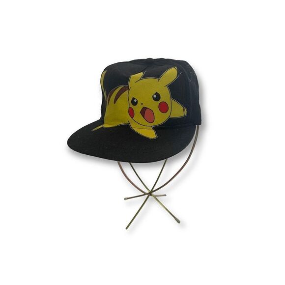 Pokemon Hat/Cap, Black with Yellow Pokemon - Picture 1 of 7